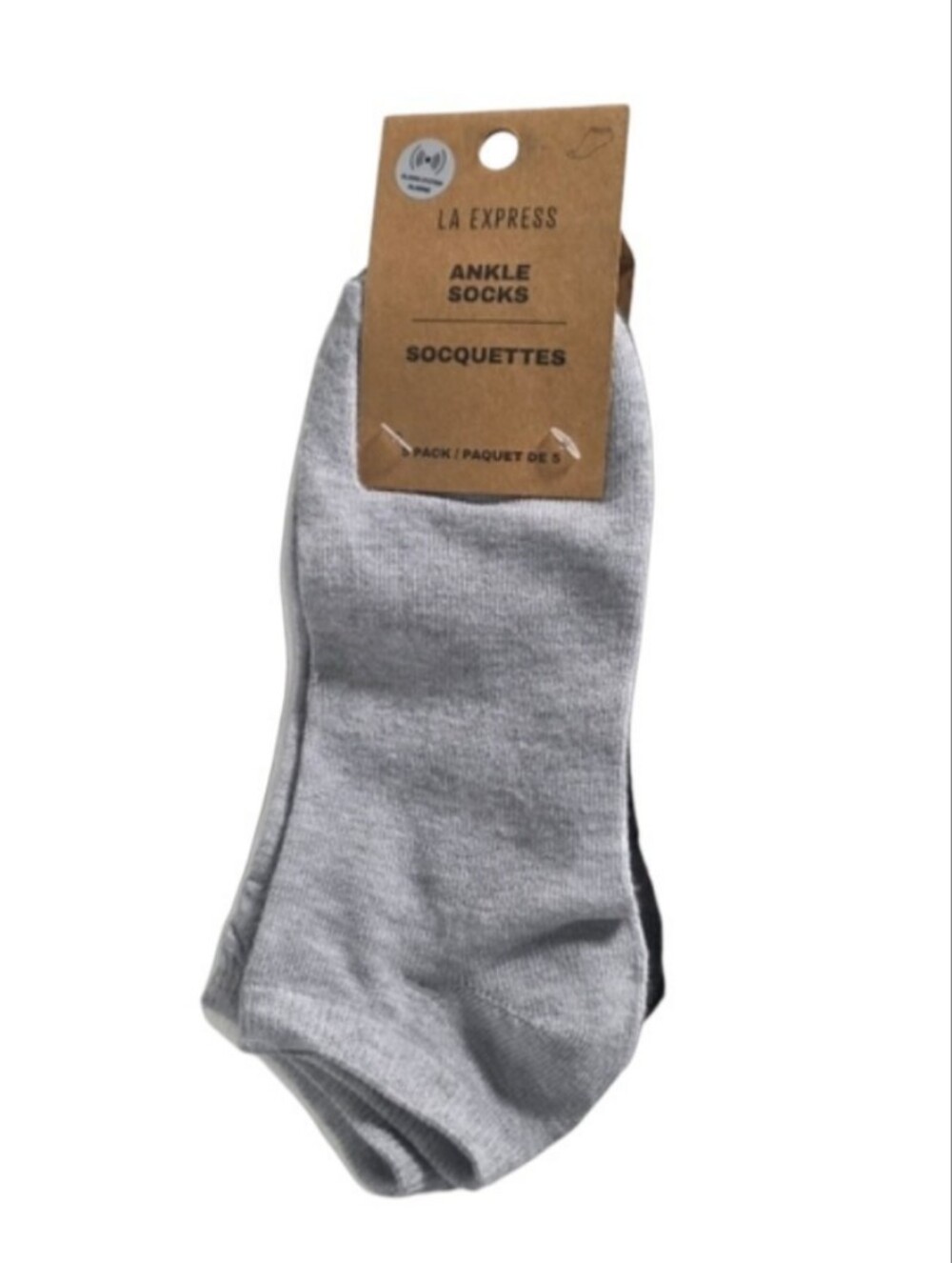 LA Express Ankle Socks Cotton Pack of 5